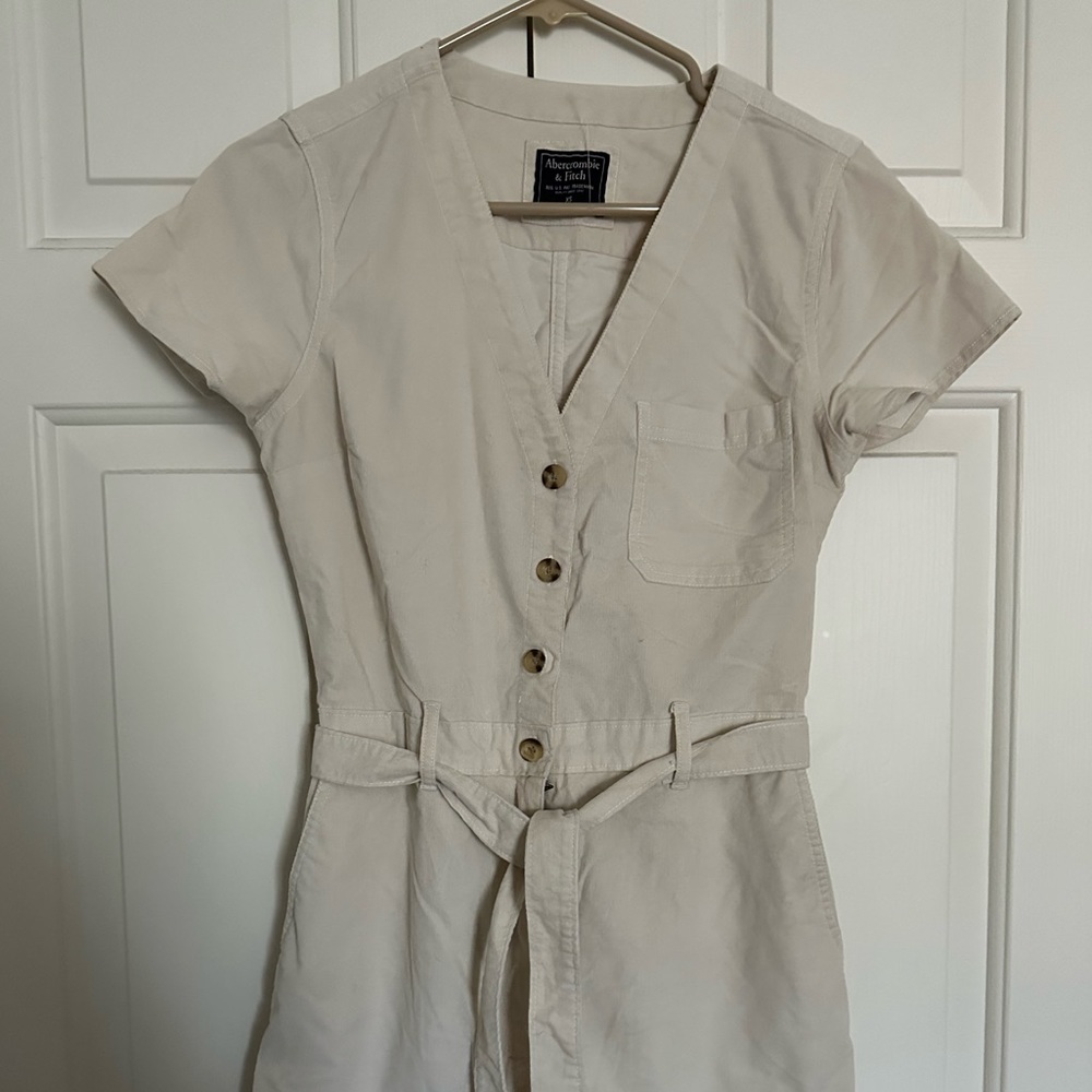 Abercrombie Cream Boilersuit - image 5